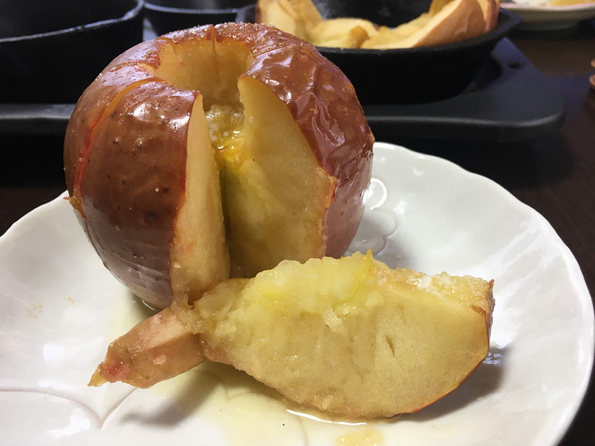 焼きリンゴ テレ東 男子ごはん のレシピ通りに実際に作ってみた オーブンレンジで簡単 アップルパイとの比較は ゴルファン Golfun
