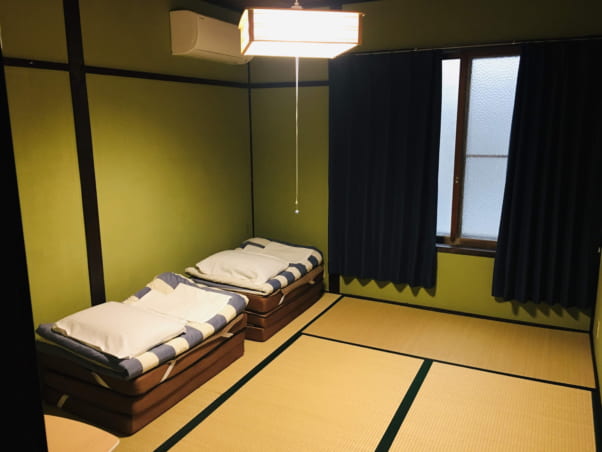 松江ゲストハウスの個室の設備